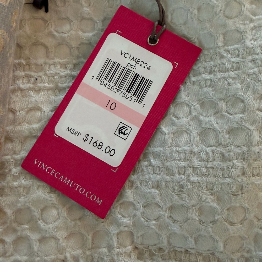 Vince Camuto Jacquard Fit and Flare Sleeveless Dress NWT - Picture 9 of 11